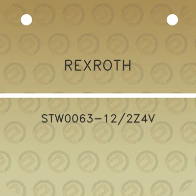 rexroth-stw0063-122z4v