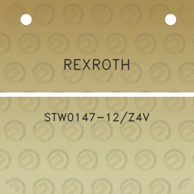 rexroth-stw0147-12z4v