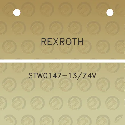 rexroth-stw0147-13z4v