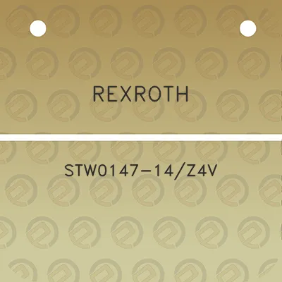 rexroth-stw0147-14z4v