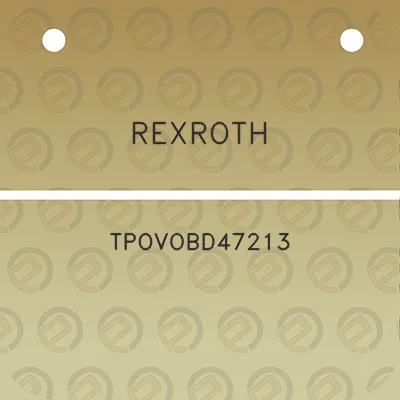 rexroth-tpovobd47213