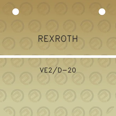 rexroth-ve2d-20