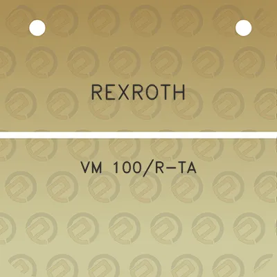 rexroth-vm-100r-ta