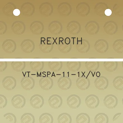 rexroth-vt-mspa-11-1xvo