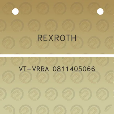 rexroth-vt-vrra-0811405066