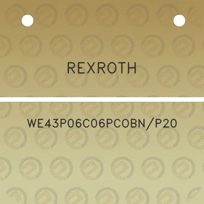 rexroth-we43p06c06pcobnp20