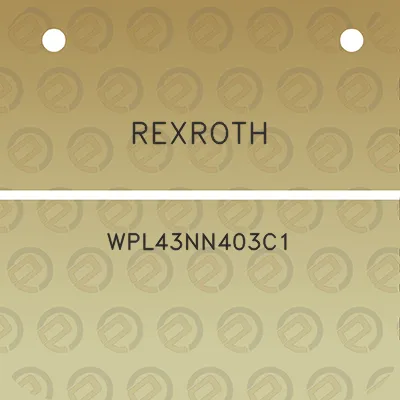 rexroth-wpl43nn403c1