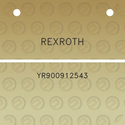 rexroth-yr900912543