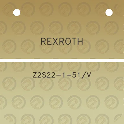 rexroth-z2s22-1-51v