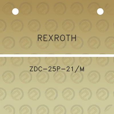 rexroth-zdc-25p-21m