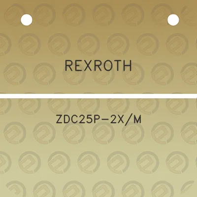 rexroth-zdc25p-2xm