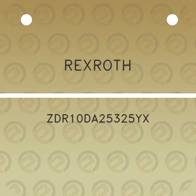 rexroth-zdr10da25325yx