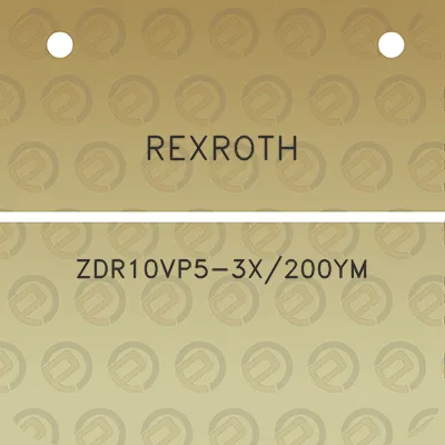 rexroth-zdr10vp5-3x200ym