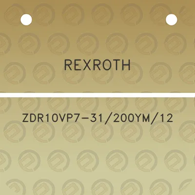 rexroth-zdr10vp7-31200ym12