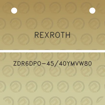 rexroth-zdr6dpo-4540ymvw80