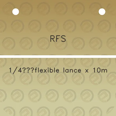 rfs-14flexible-lance-x-10m