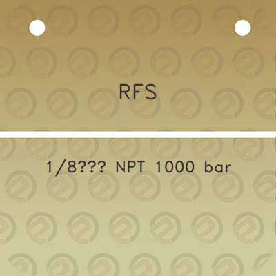 rfs-18-npt-1000-bar