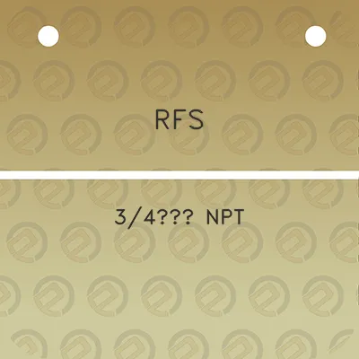 rfs-34-npt