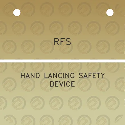 rfs-hand-lancing-safety-device