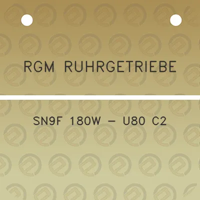 rgm-ruhrgetriebe-sn9f-180w-u80-c2