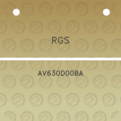 rgs-av630d00ba