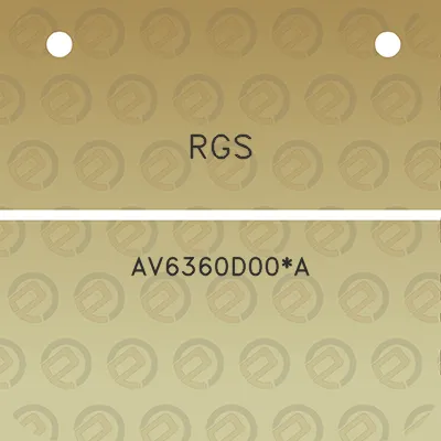 rgs-av6360d00a