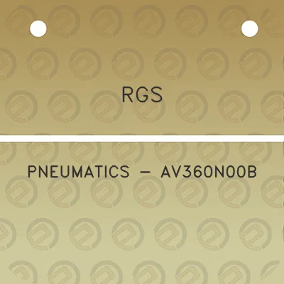 rgs-pneumatics-av360n00b