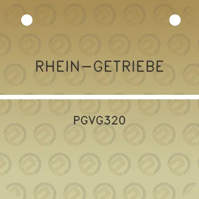 rhein-getriebe-pgvg320