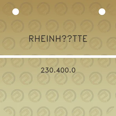 rheinhutte-2304000