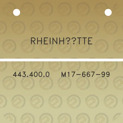 rheinhutte-4434000-m17-667-99