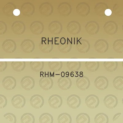 rheonik-rhm-09638