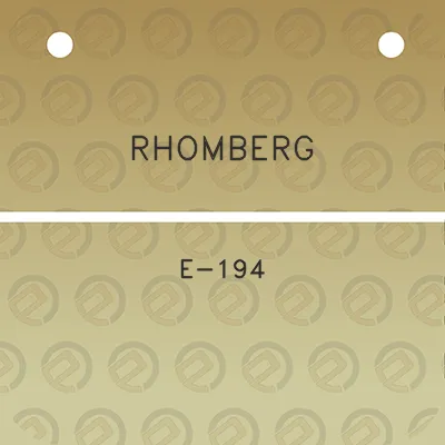 rhomberg-e-194