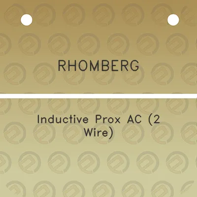 rhomberg-inductive-prox-ac-2-wire