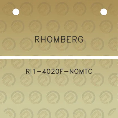 rhomberg-ri1-4020f-nomtc