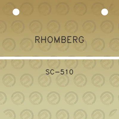 rhomberg-sc-510