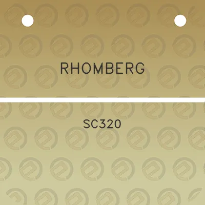 rhomberg-sc320