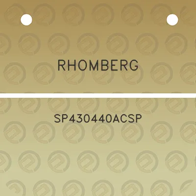 rhomberg-sp430440acsp