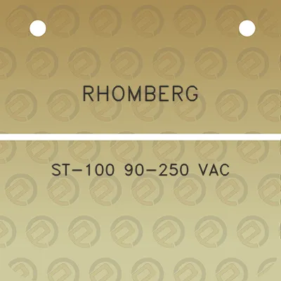 rhomberg-st-100-90-250-vac