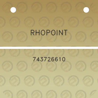 rhopoint-743726610