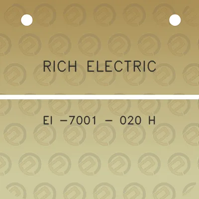 rich-electric-ei-7001-020-h