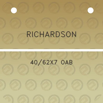 richardson-4062x7-oab