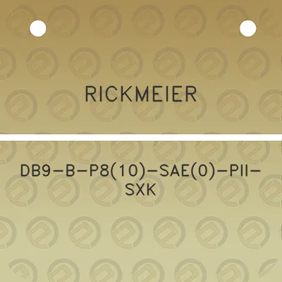 rickmeier-db9-b-p810-sae0-pii-sxk