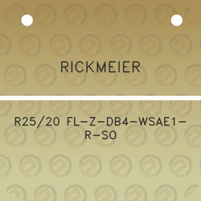 rickmeier-r2520-fl-z-db4-wsae1-r-so