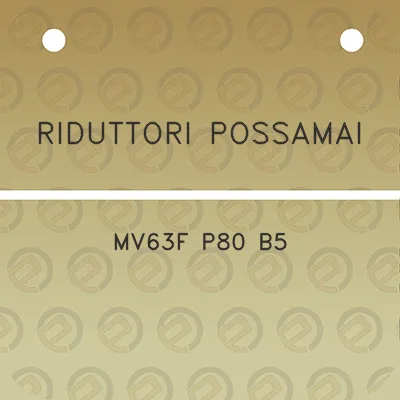 riduttori-possamai-mv63f-p80-b5