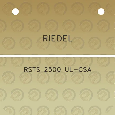 riedel-rsts-2500-ul-csa