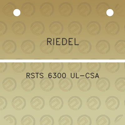 riedel-rsts-6300-ul-csa