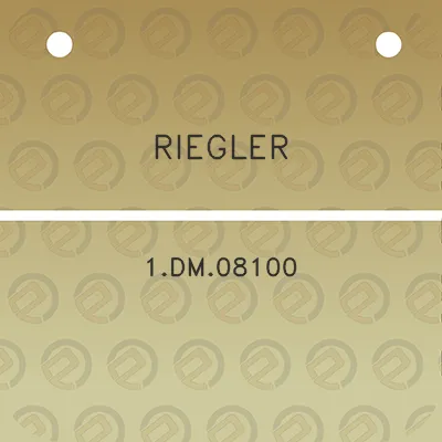 riegler-1dm08100