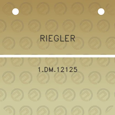 riegler-1dm12125