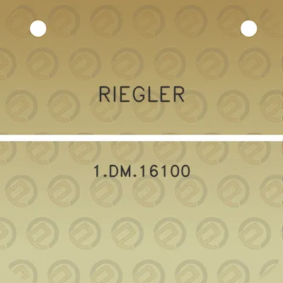 riegler-1dm16100