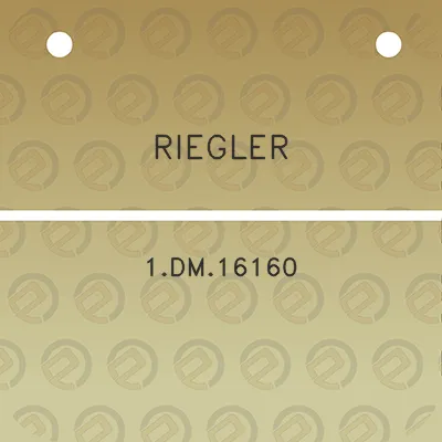 riegler-1dm16160